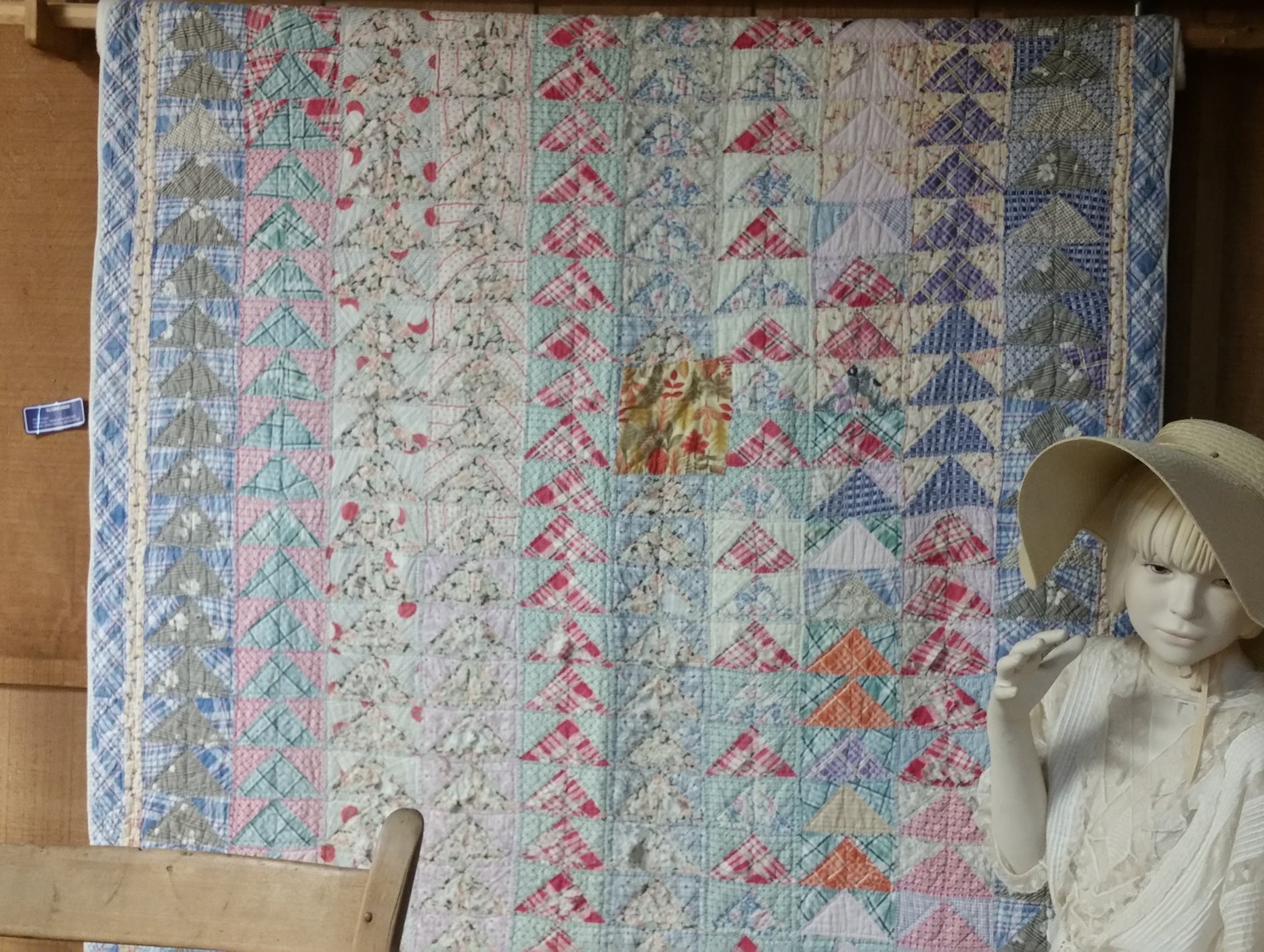 The flying geese pattern has been around for a long, long time!