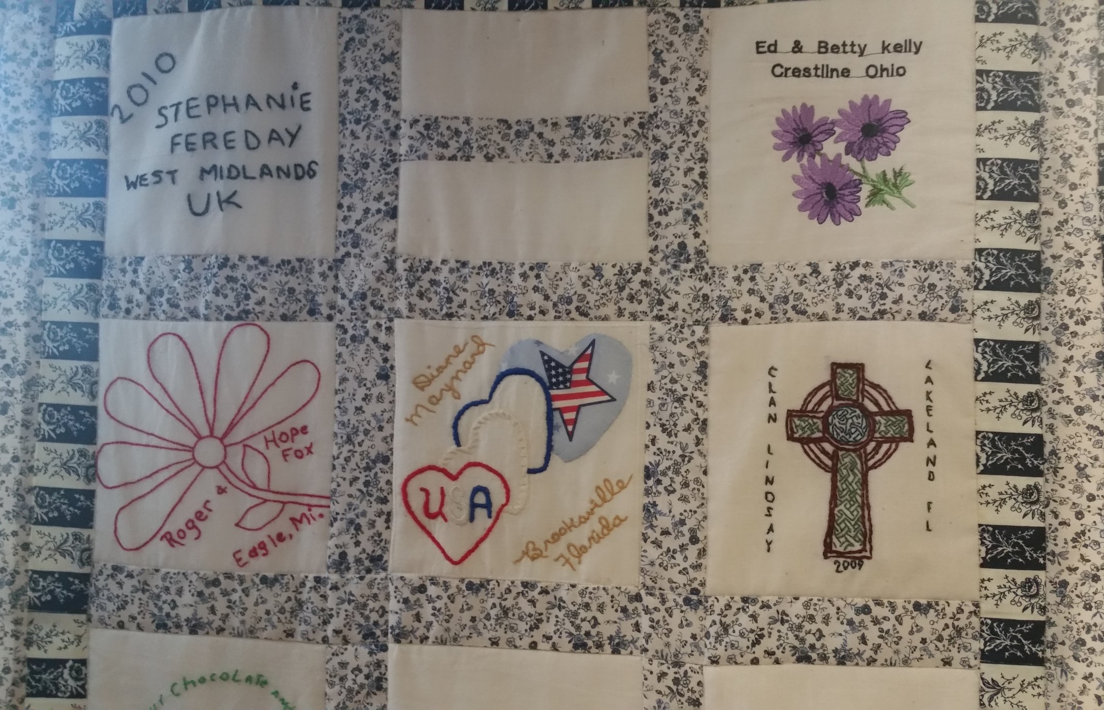 Dated 2010, so this one was the only super recent quilt in the room.