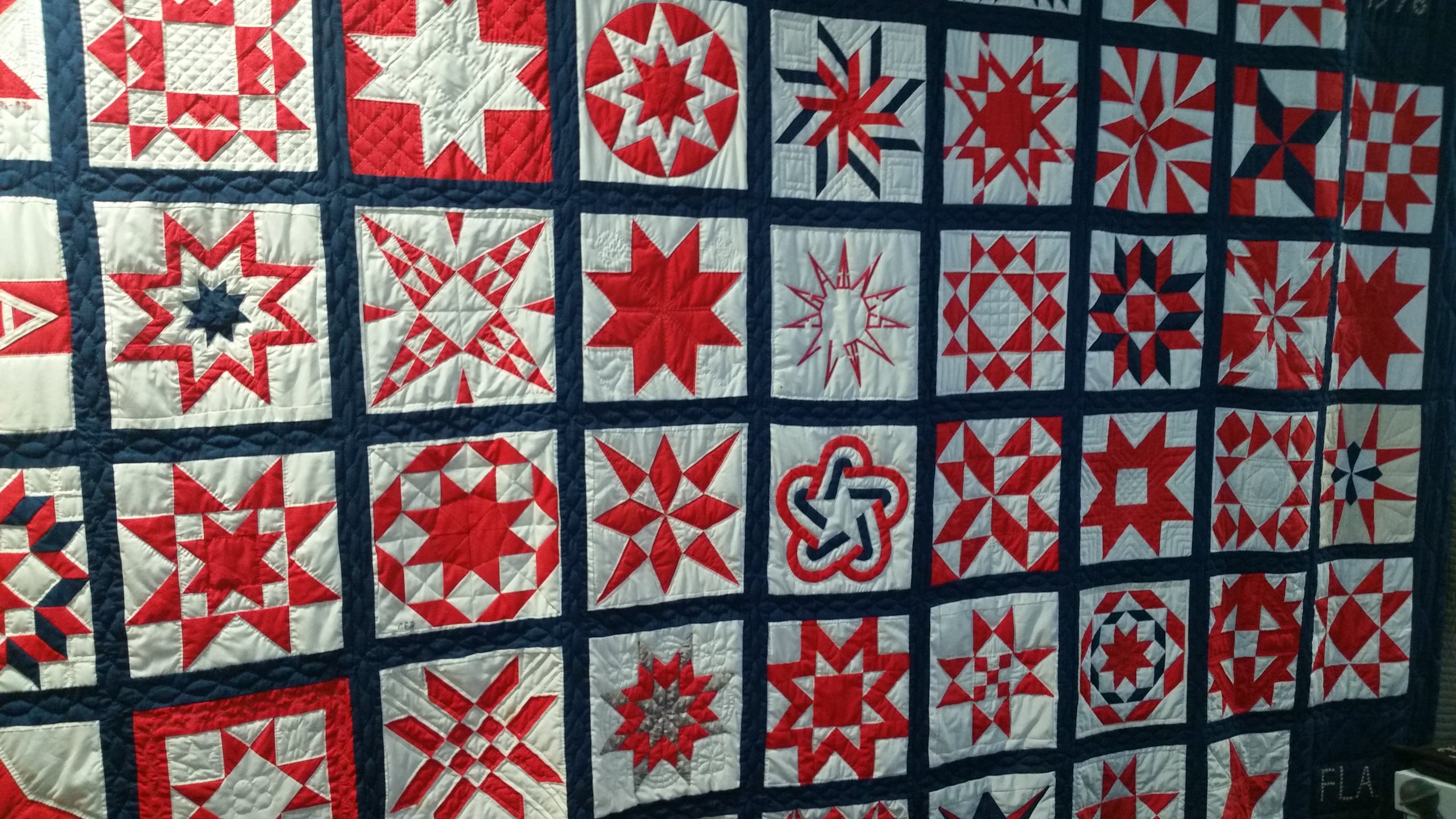 This one was definitely also a more recent quilt.