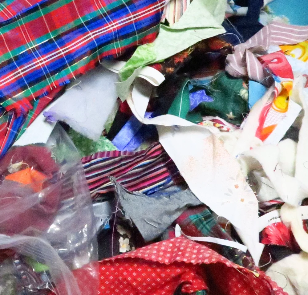 Cutting up scraps - my ongoing project