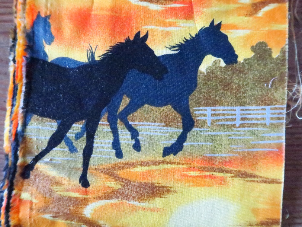 What do with the horses?