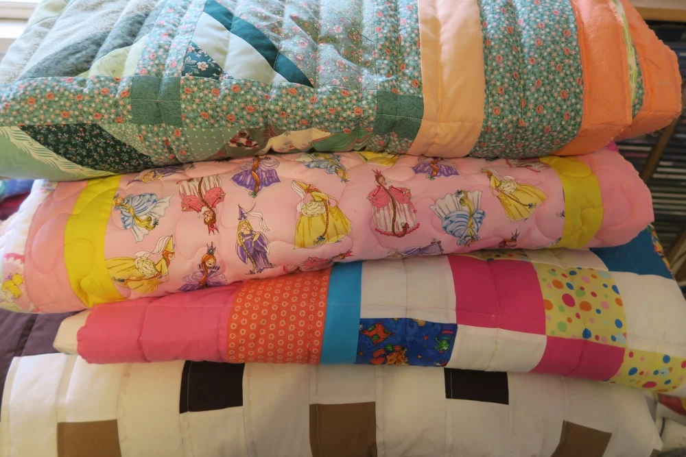 Works in Progress - charity quilts