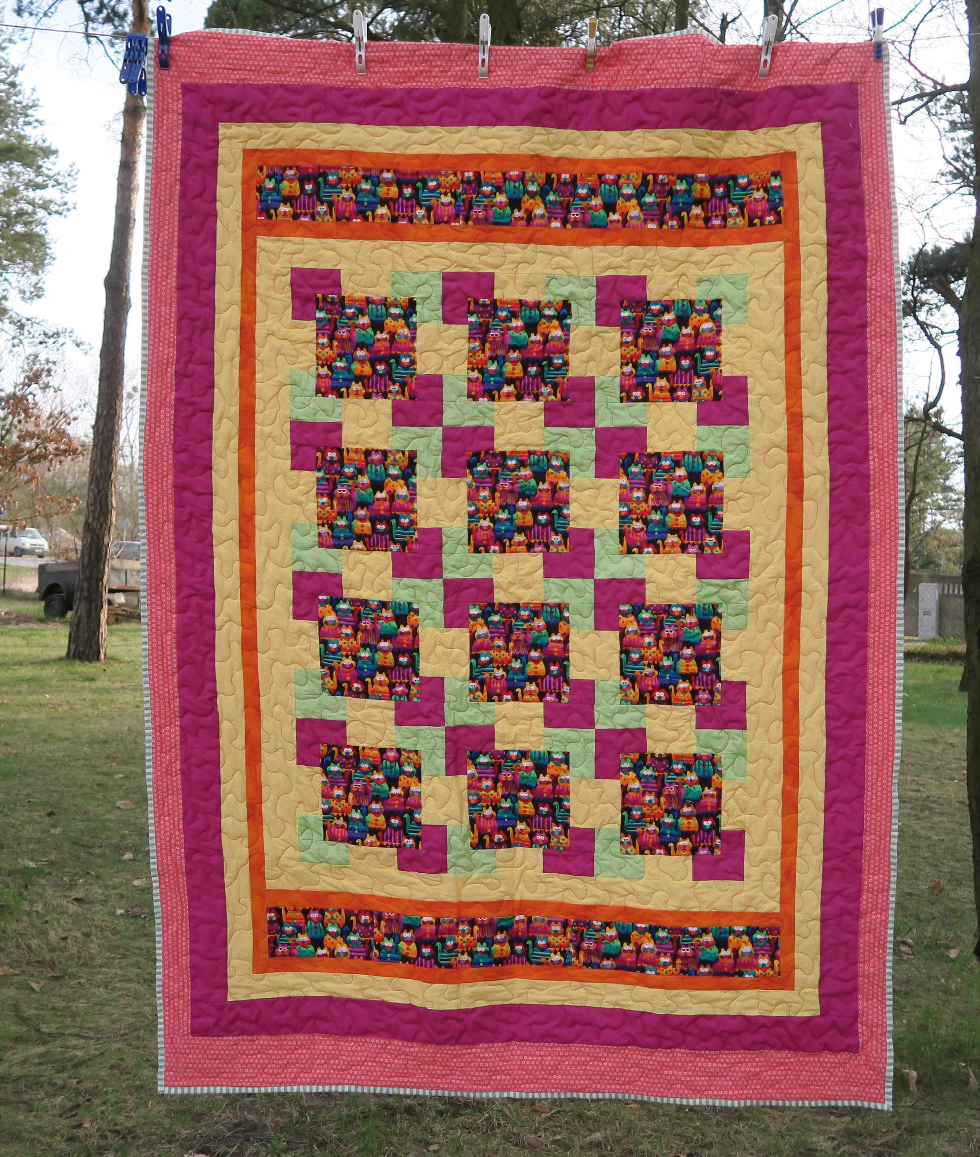 12. Donated top made by a guild in Jacksonville, FL. Top sent to me by a group in Zephyrhills, FL called God's Share.