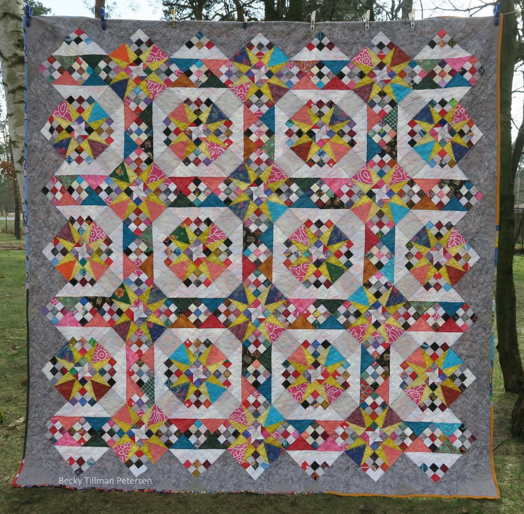 #49 in my 2" strips series "Test Pattern #49"