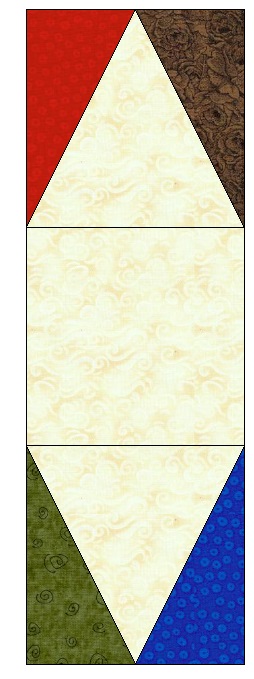 The main sashing unit used in #48 "Blades of Color"
