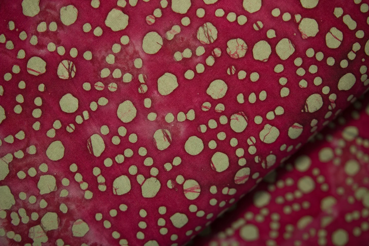 Stepping Stones in Red - Batik