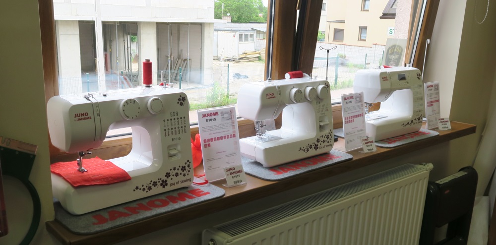 They used the window sills as additional display space!