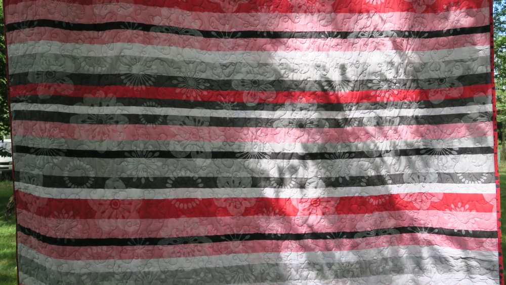 The fabric colors were a perfect match for the front. This fabric is from here in Poland.
