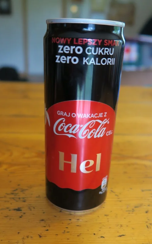 Cultural: Coca Cola and popular Polish vacation spots