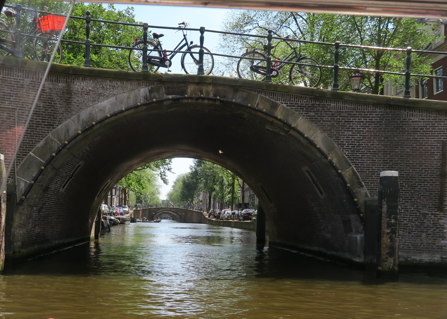 There are 7 bridges here (I think, if I remember right) that, if lined up perfectly, you can see. I only had a moment, however, to get pictures...Not sure I got all 7. IT was very picturesque.