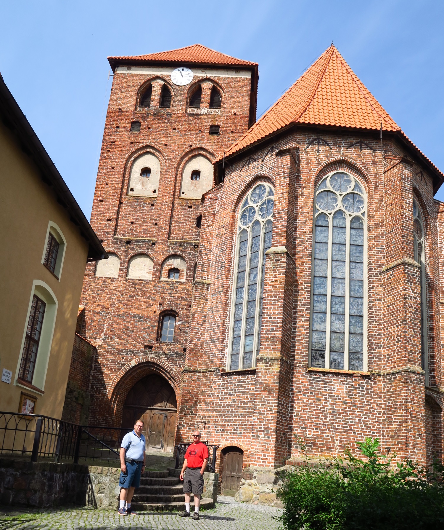 This church is what actually caught my husband's attention as he drove by. It used to be a Lutheran church but has since become a Roman Catholic church since there aren't many Lutherans in this part of Poland.