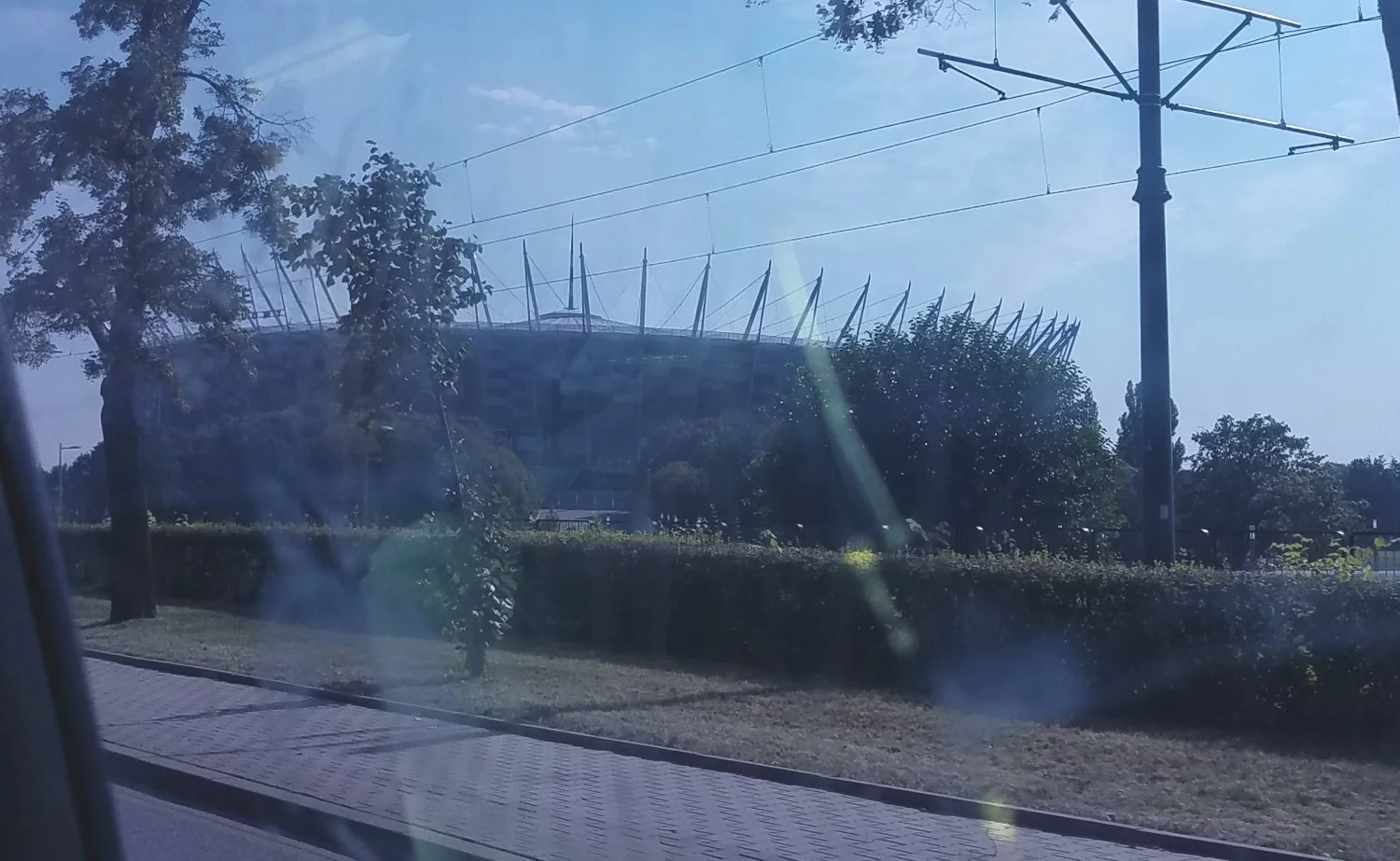 The National Stadium - mostly for soccer games. Finished in time for the 2012 EuroCup here in Warsaw.
