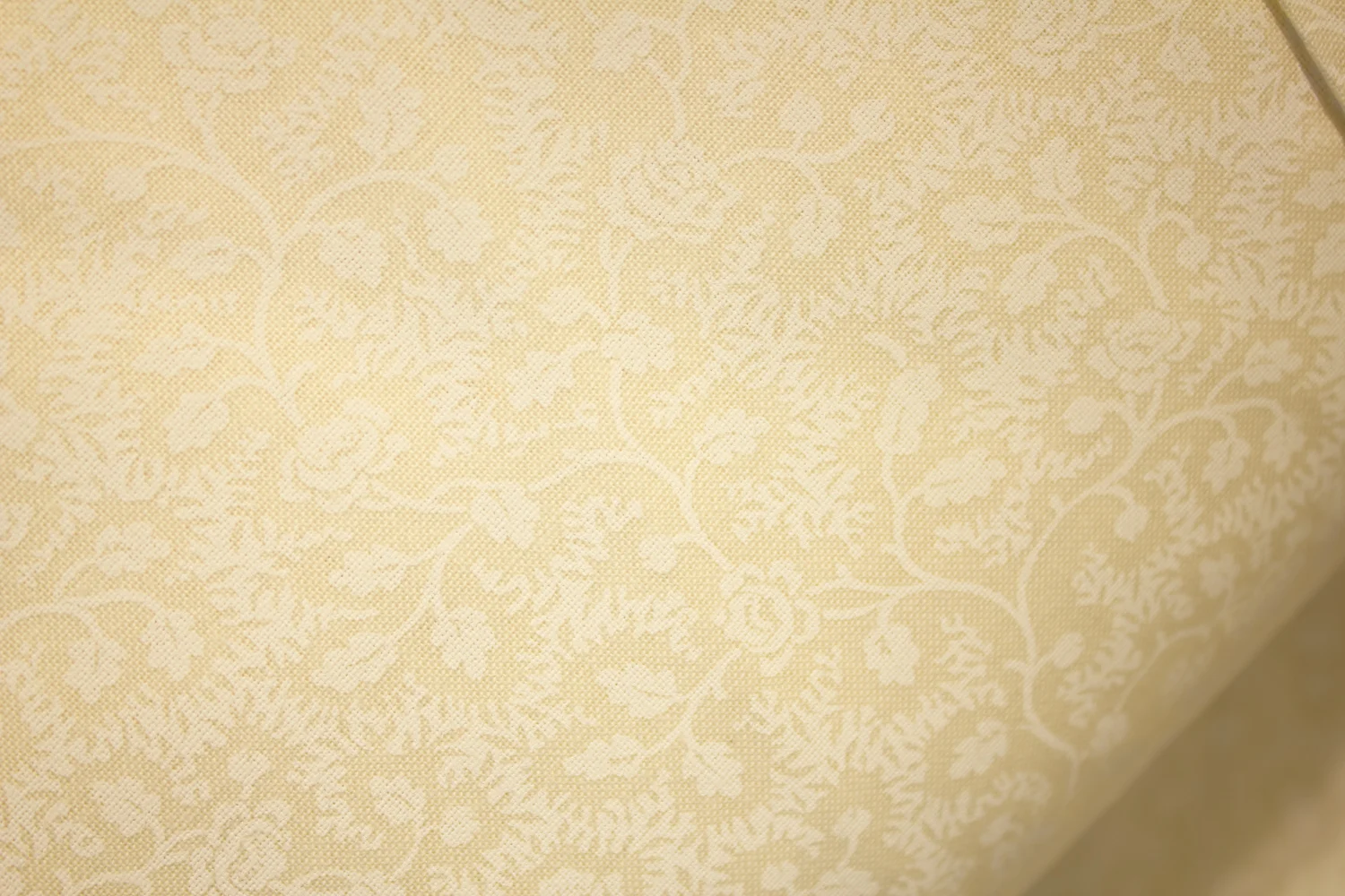 White Winding Vines on Off-White