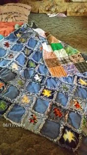 Katie Baker made this fun quilt for her grandson!