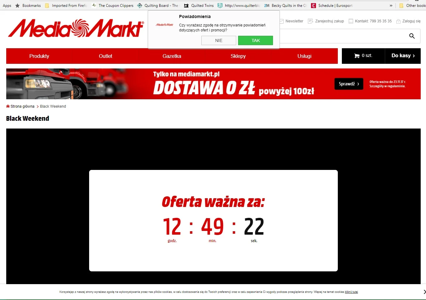 Media Markt decided to have a Black Weekend!
