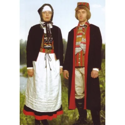 Polish folk costume series:  Jamno costume