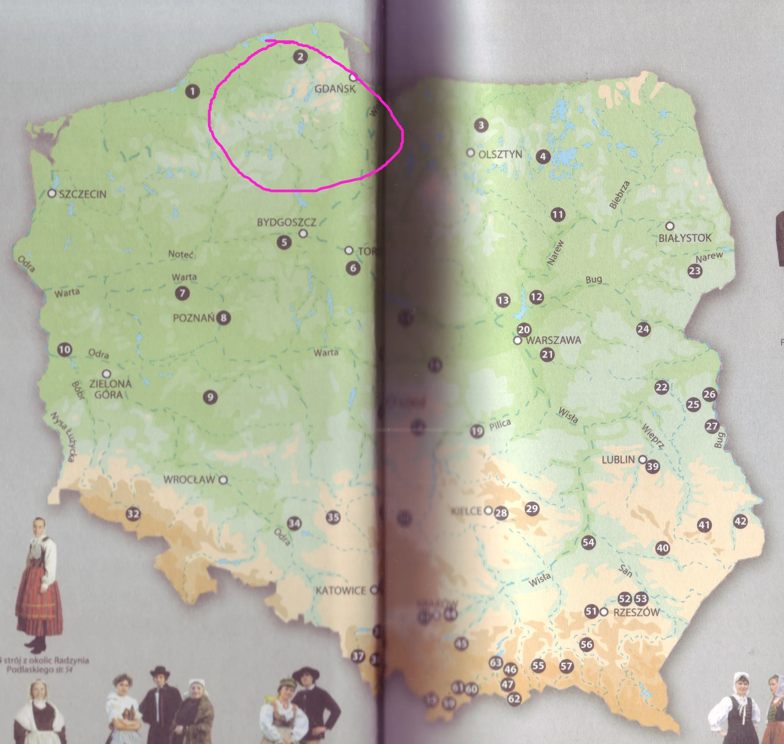 photo taken from the book Poland Folk Costumes referenced elsewhere in this article.