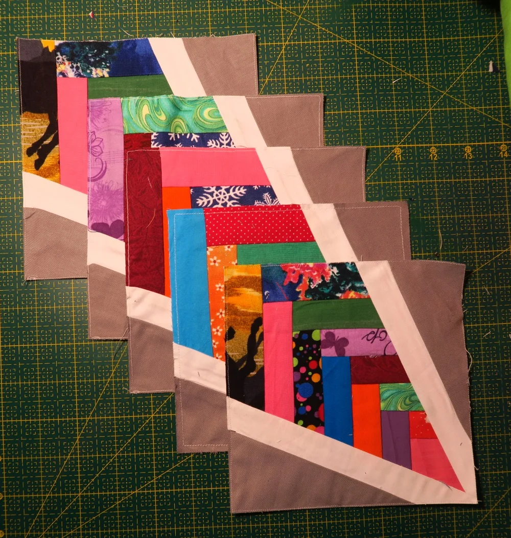 My total number of blocks finished. I'm just getting started on this particular project. It is definitely a "long term" one. I expect it to pretty much take the rest of the year if not longer.