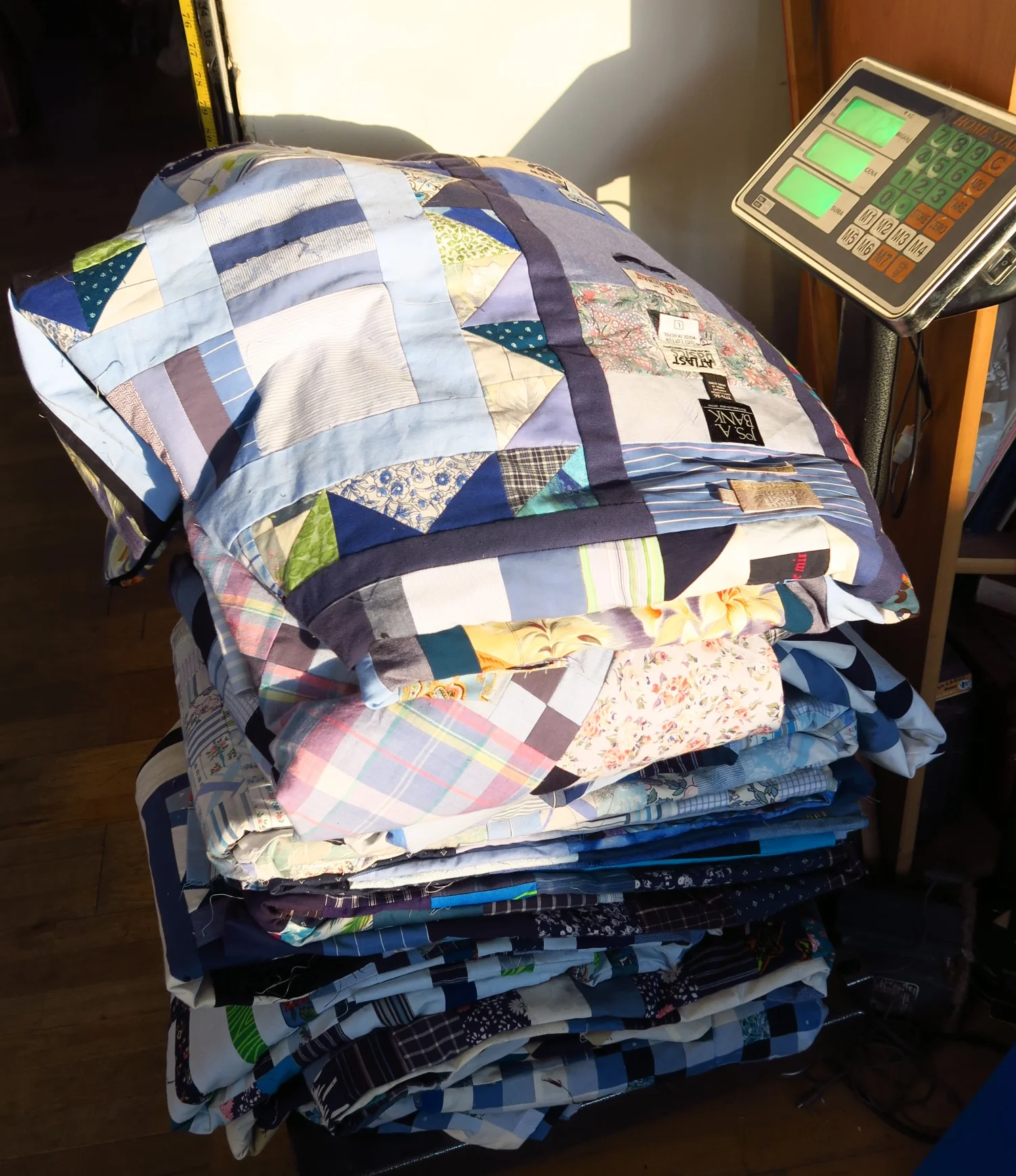 I had a bit of a time getting 17 tops to stack this high without falling off.