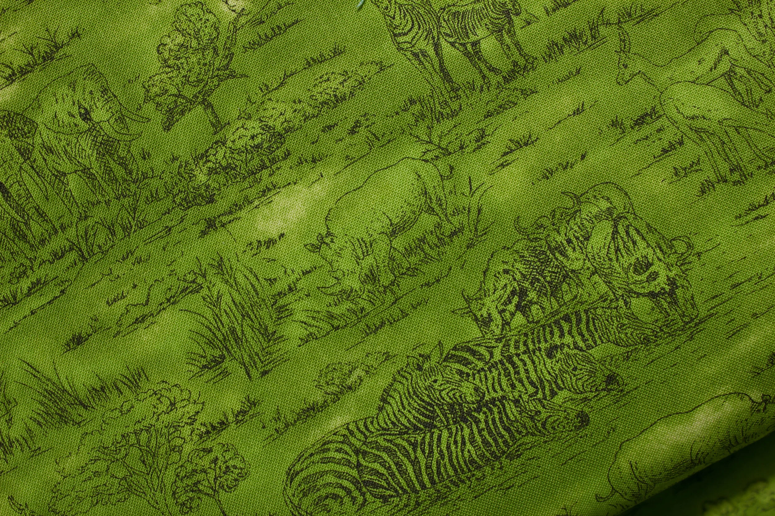 Jungle Party: Scenes on Green for Fabri-Quilt