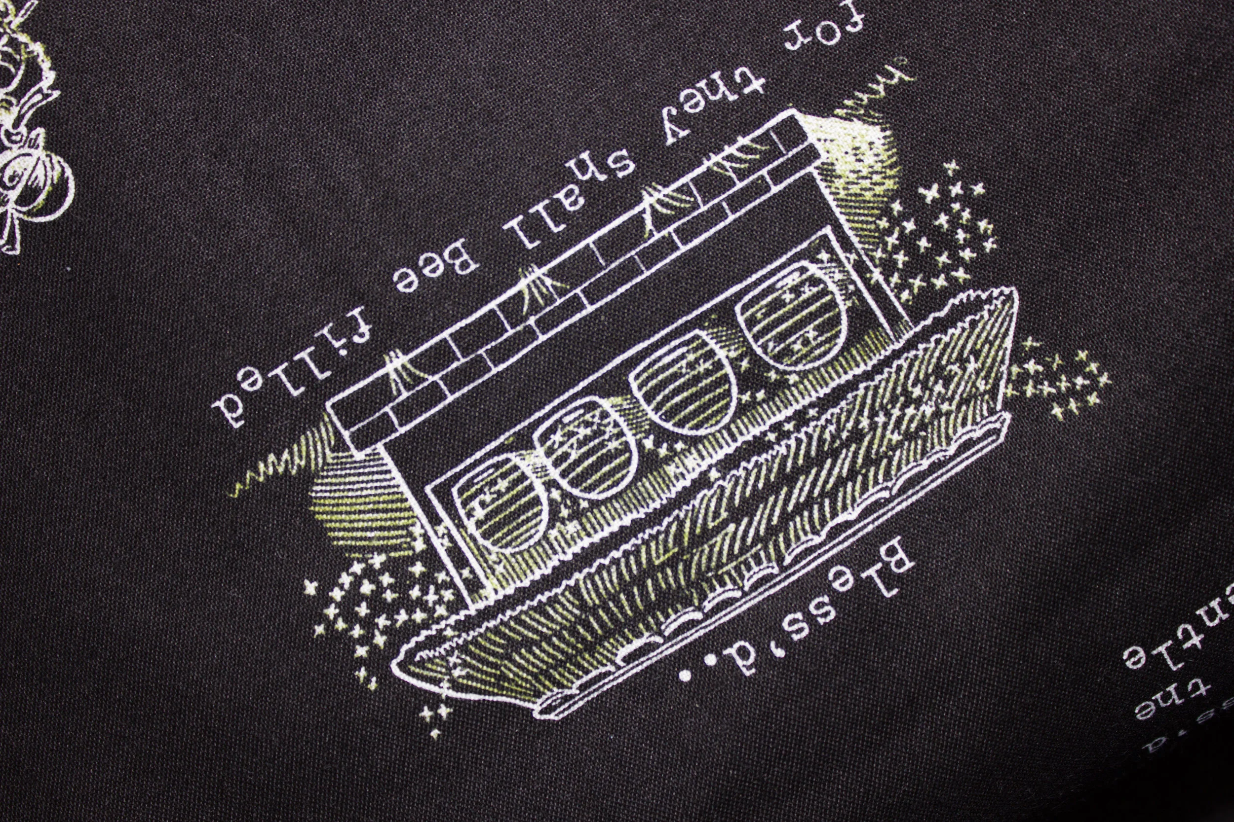 Quilting B's on Black by Quilting Treasures