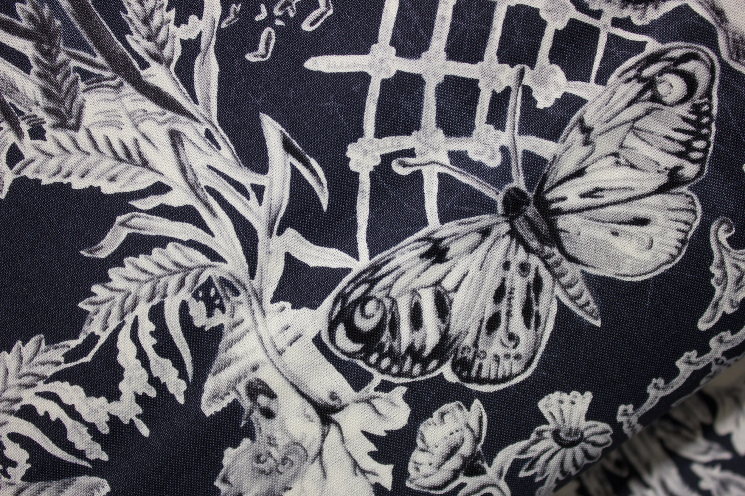 It's Time to Fly in Black and White by Jennifer Sampon for Rober Kaufman Discount Quilting Fabric by the Yard