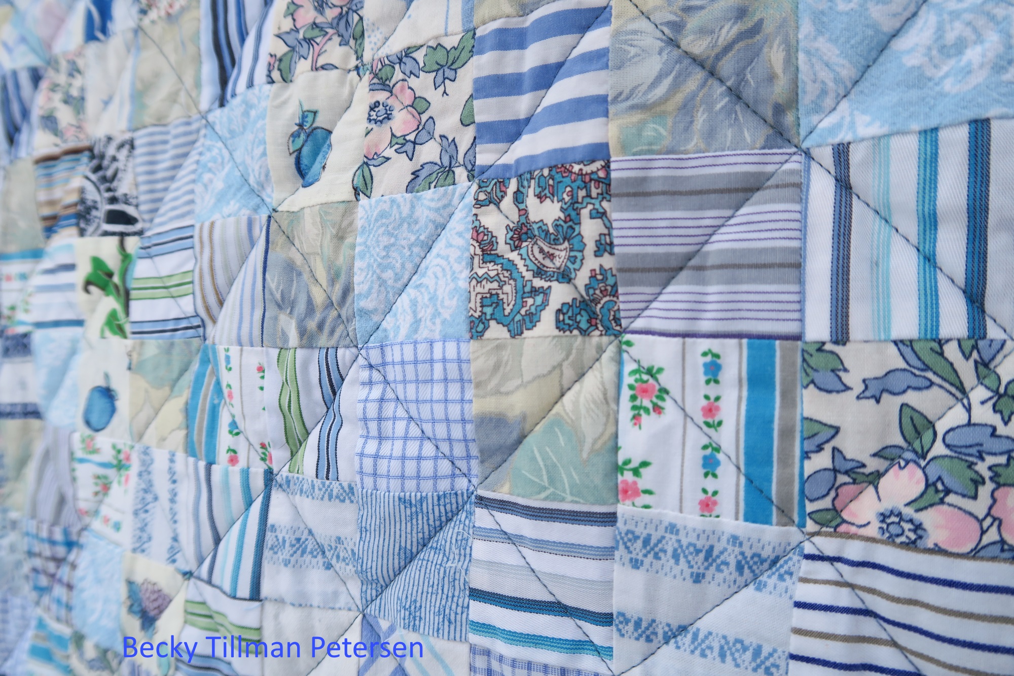 Azure Light Quilt Pattern Pieced SM