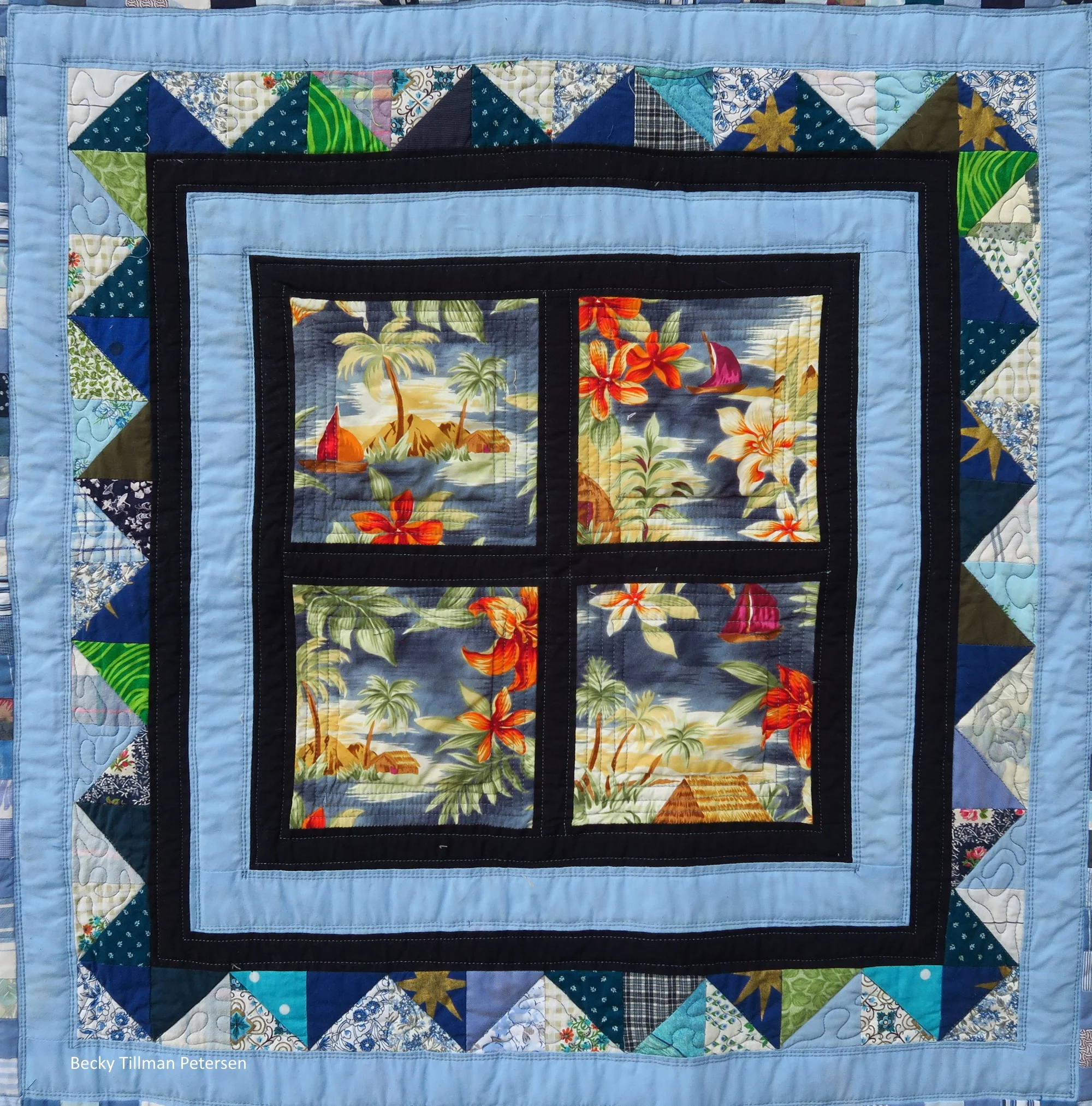 I was hoping for a basic window effect without it really being an attic window - since I didn't want that.&nbsp; However, these were all small squares - not one big piece of shirting cut into four. I fussy cut nice scenes out of the back - hoping it…