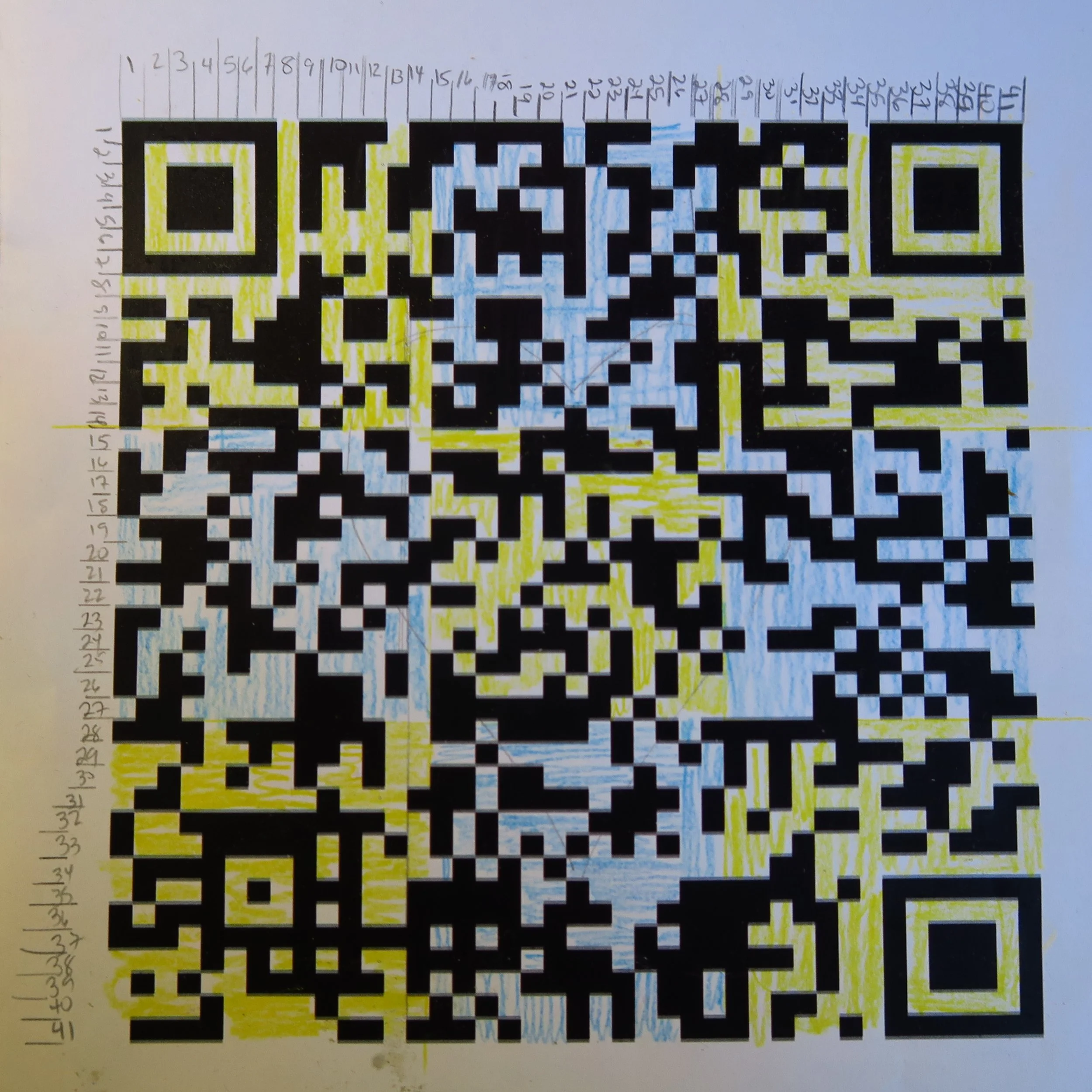 Let's Make a QR Quilt - Step 1: Making the pattern 