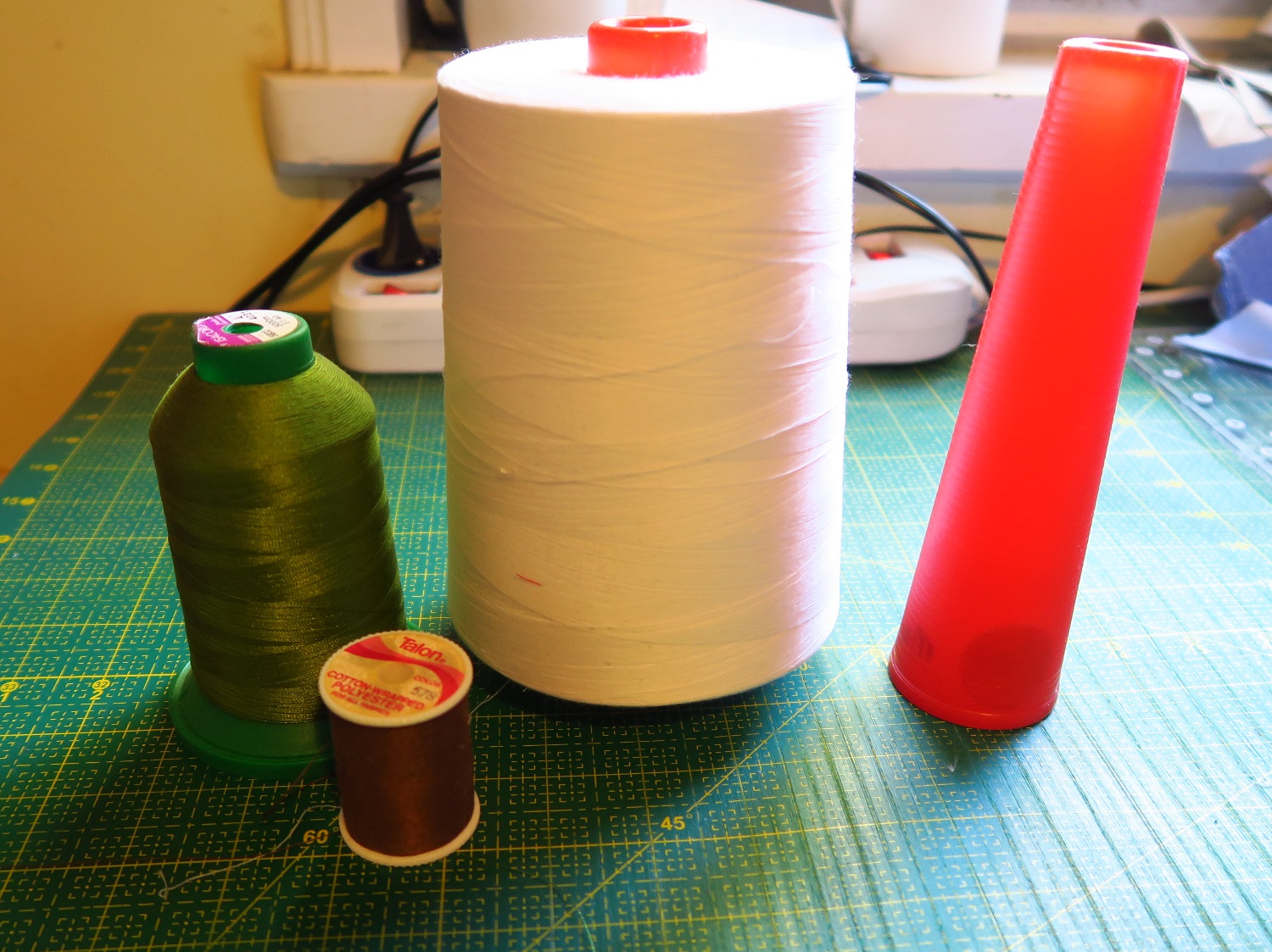 A big spool of thread