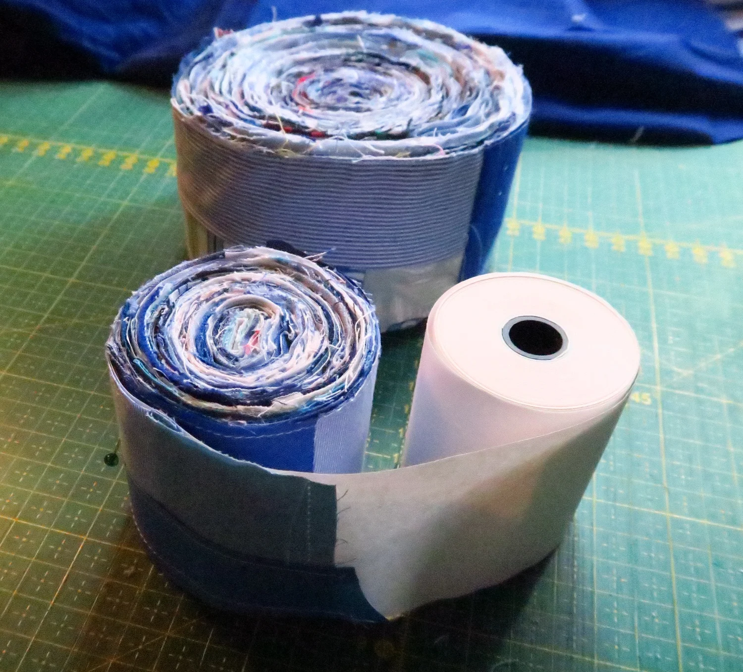 i sewed another tape full - so I do have quite a bit ready to go.