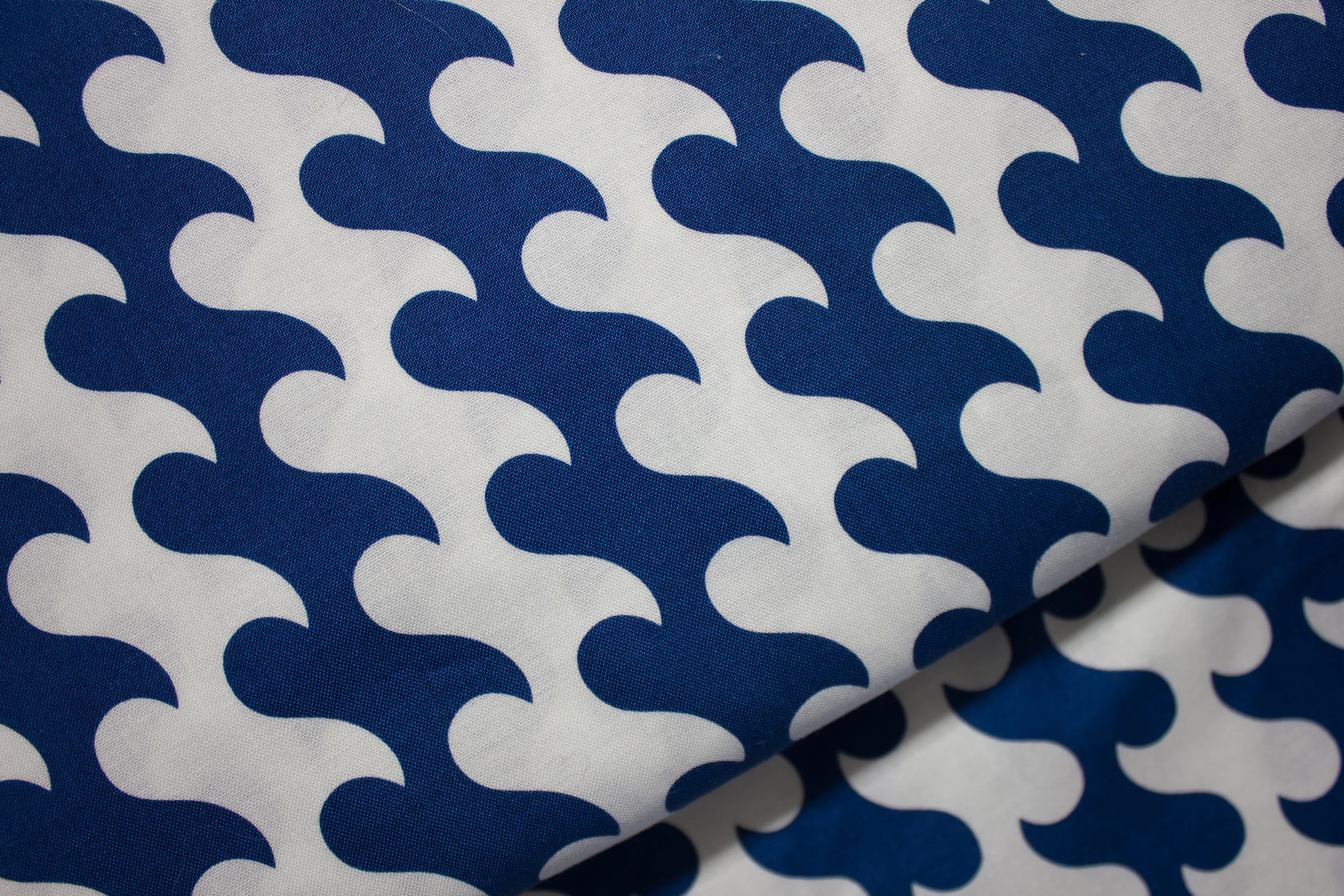 White and Blue Waves: Fly Aweigh for Riley Blake