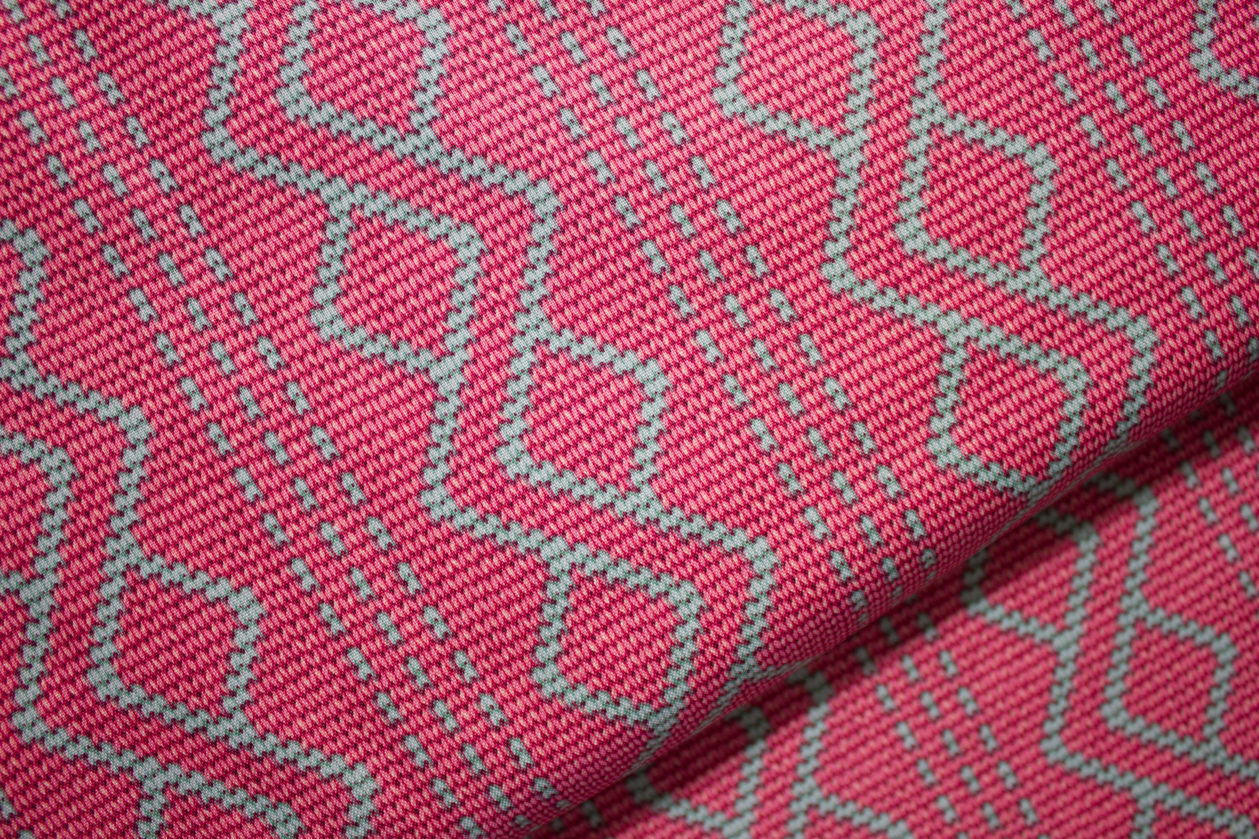 Looks like Knitting - Pink with Teal: Lady Rose Downton Abbey for Andover