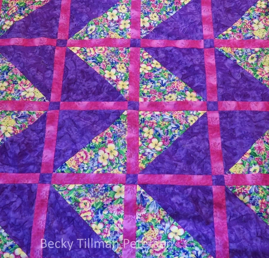 "Big Zigzag" top finished