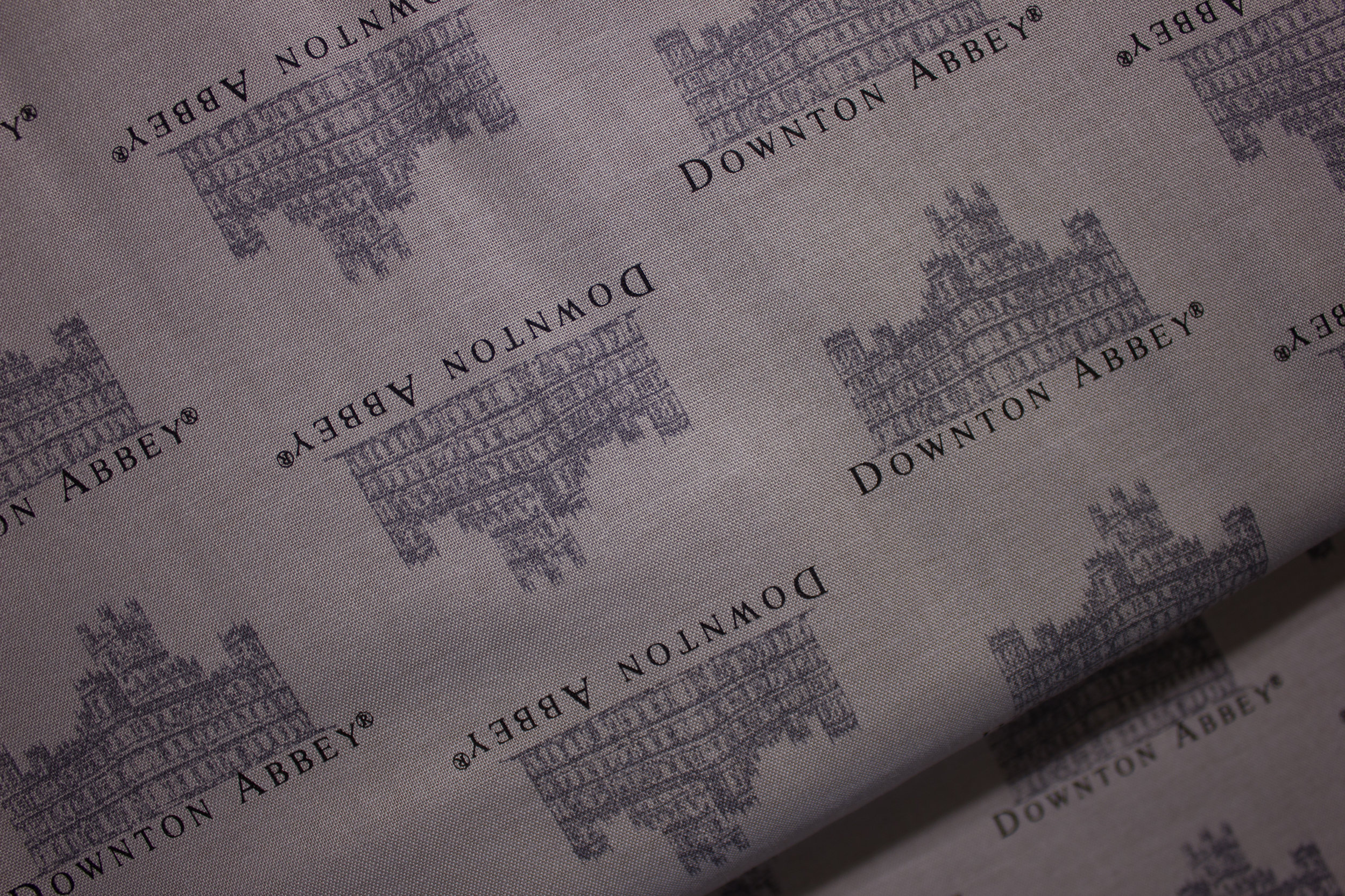 Gray with Darker Gray Outlines of Downton Abbey: for Andover