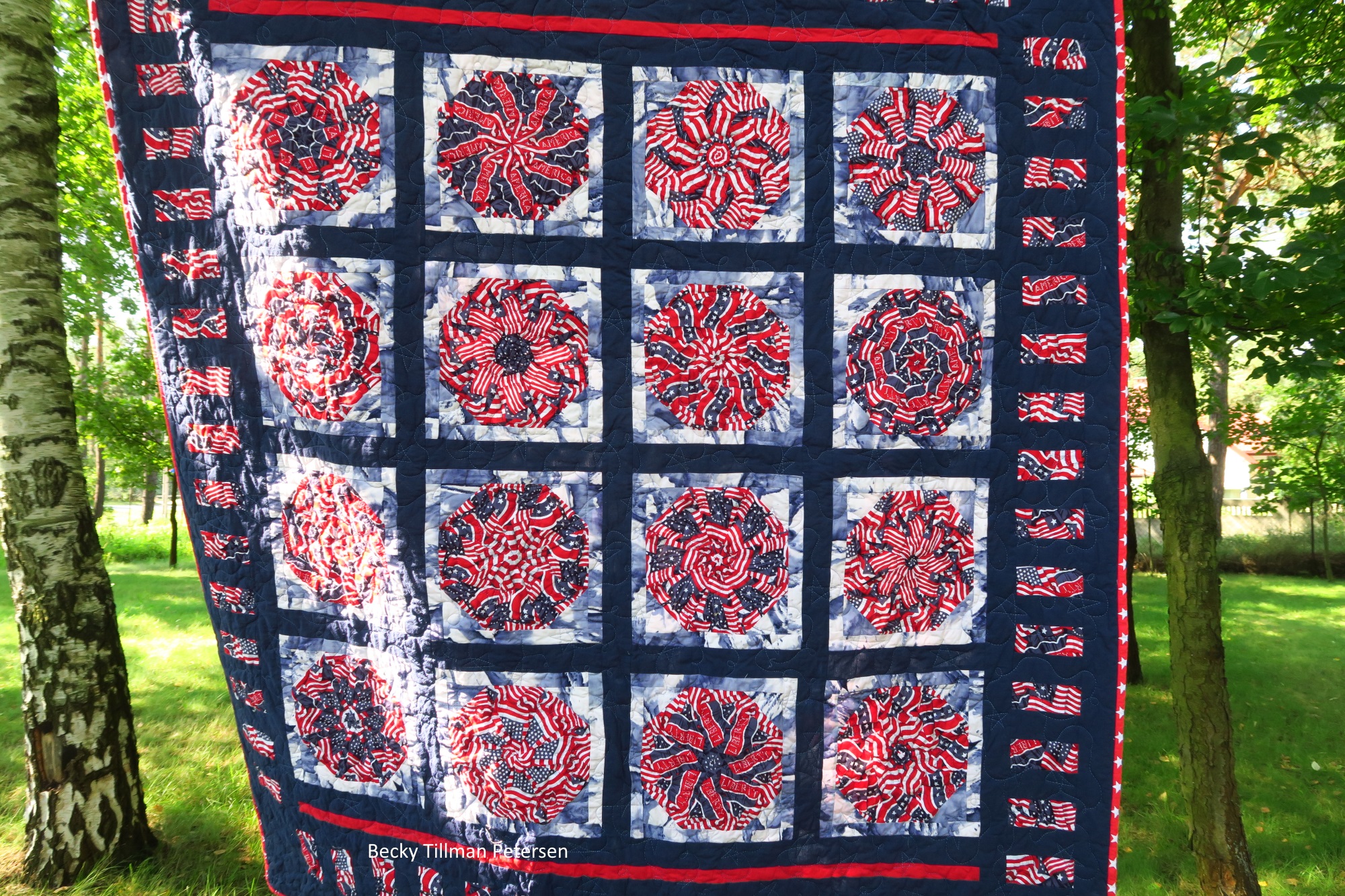 Patriotic Quilt - an "almost Quilt of Valor"