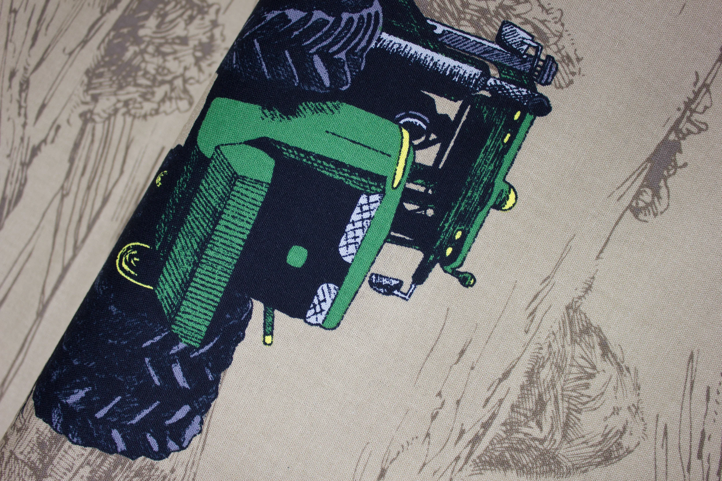 Big Time Farm - John Deere with Green and Brown - Springs Creative