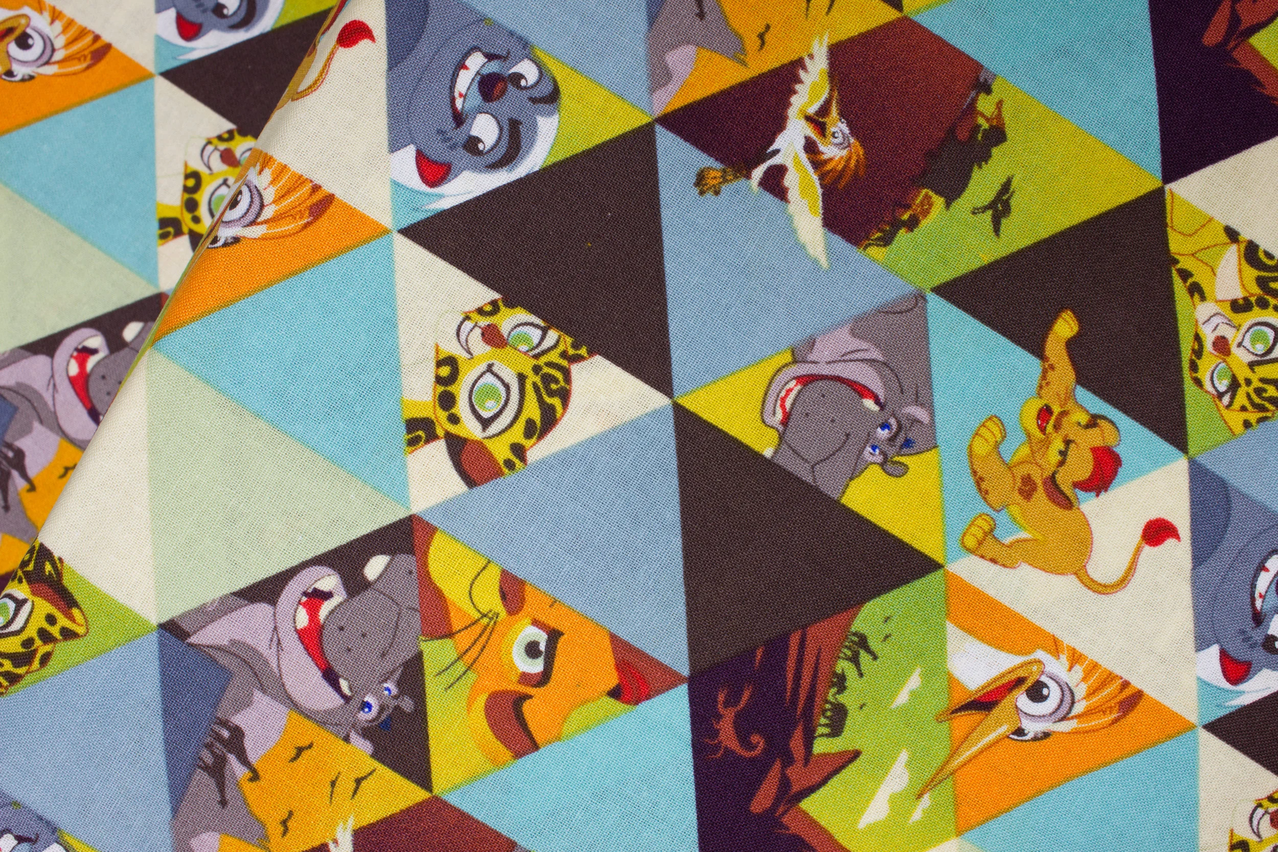 Lion Guard Characters in Triangles: Adventures Run Wild for Springs Creative