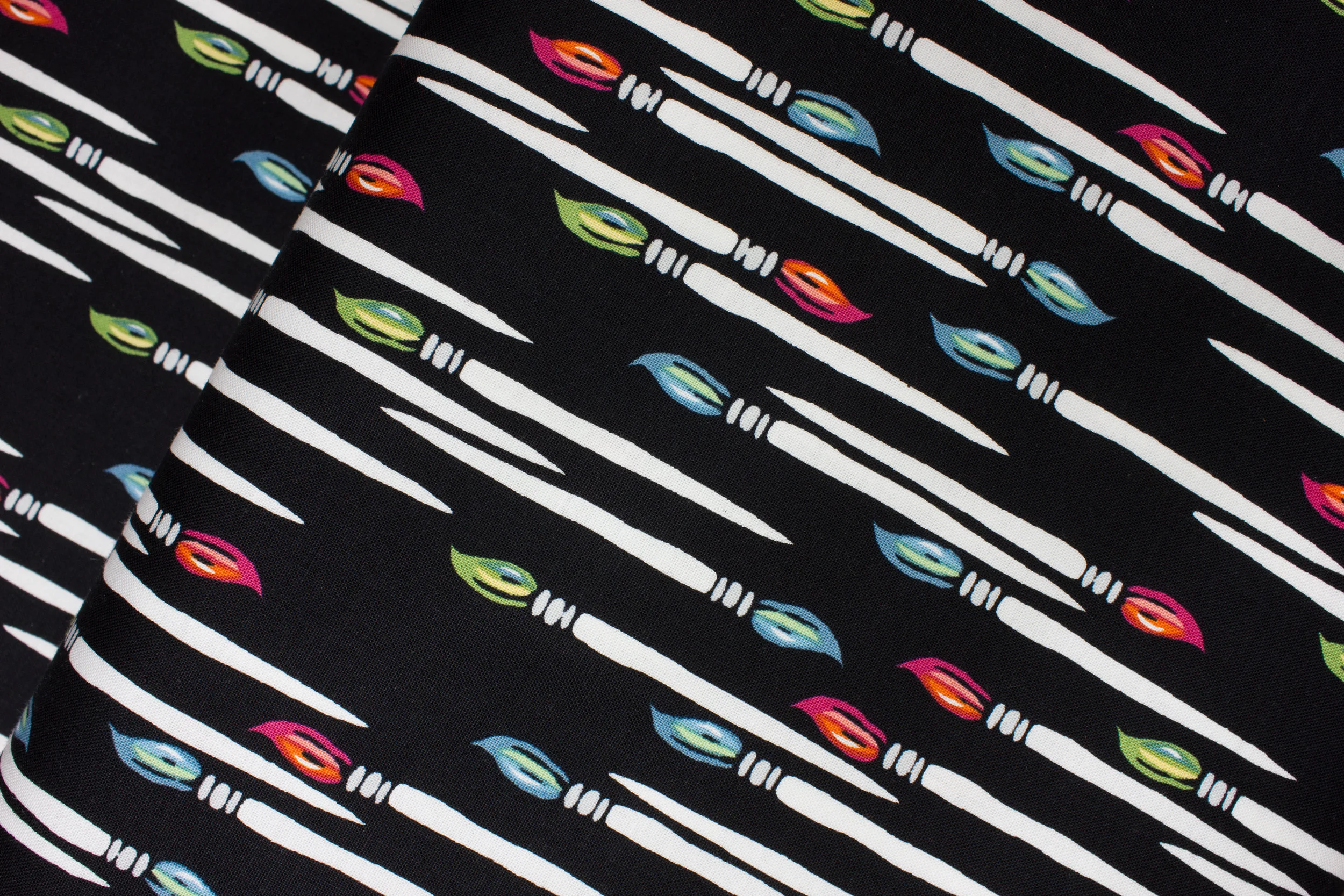 Paintbrushes on Black: An American in Paris For Andover