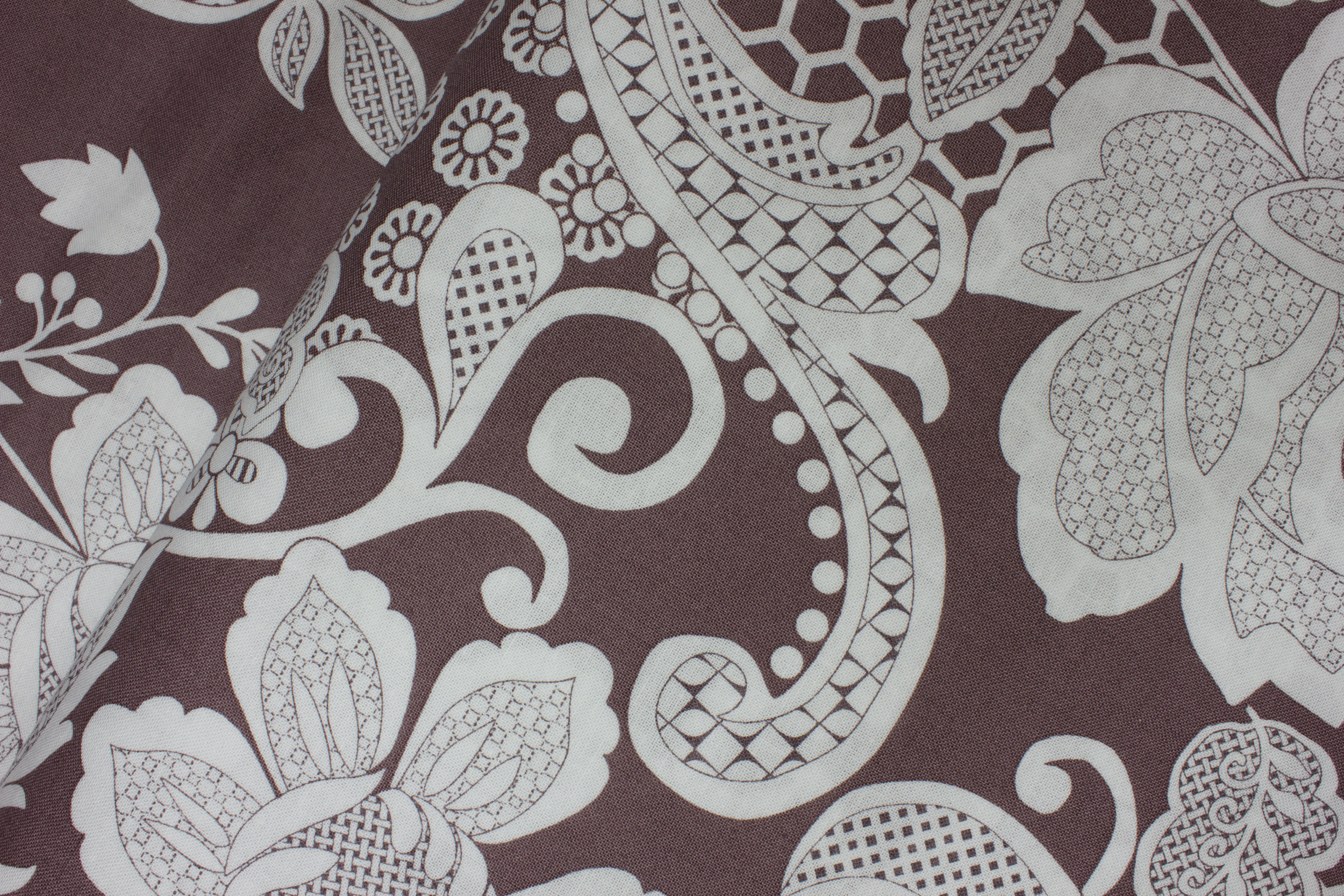 Grayish Purple with Bright White Large Print: Simply Eclectic for Hoffman