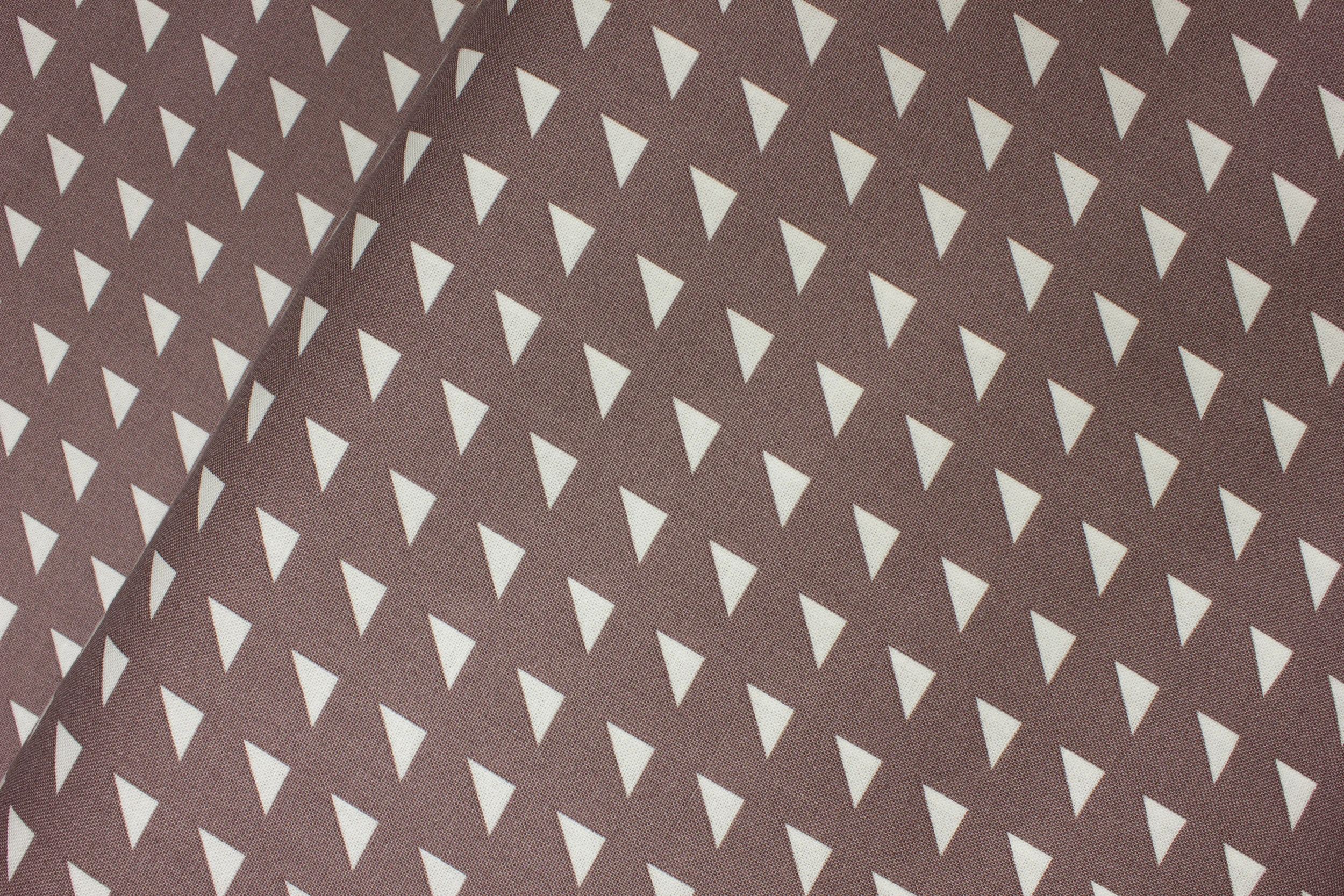 Grayish Purple with White Triangles: Simply Eclectic for Hoffman