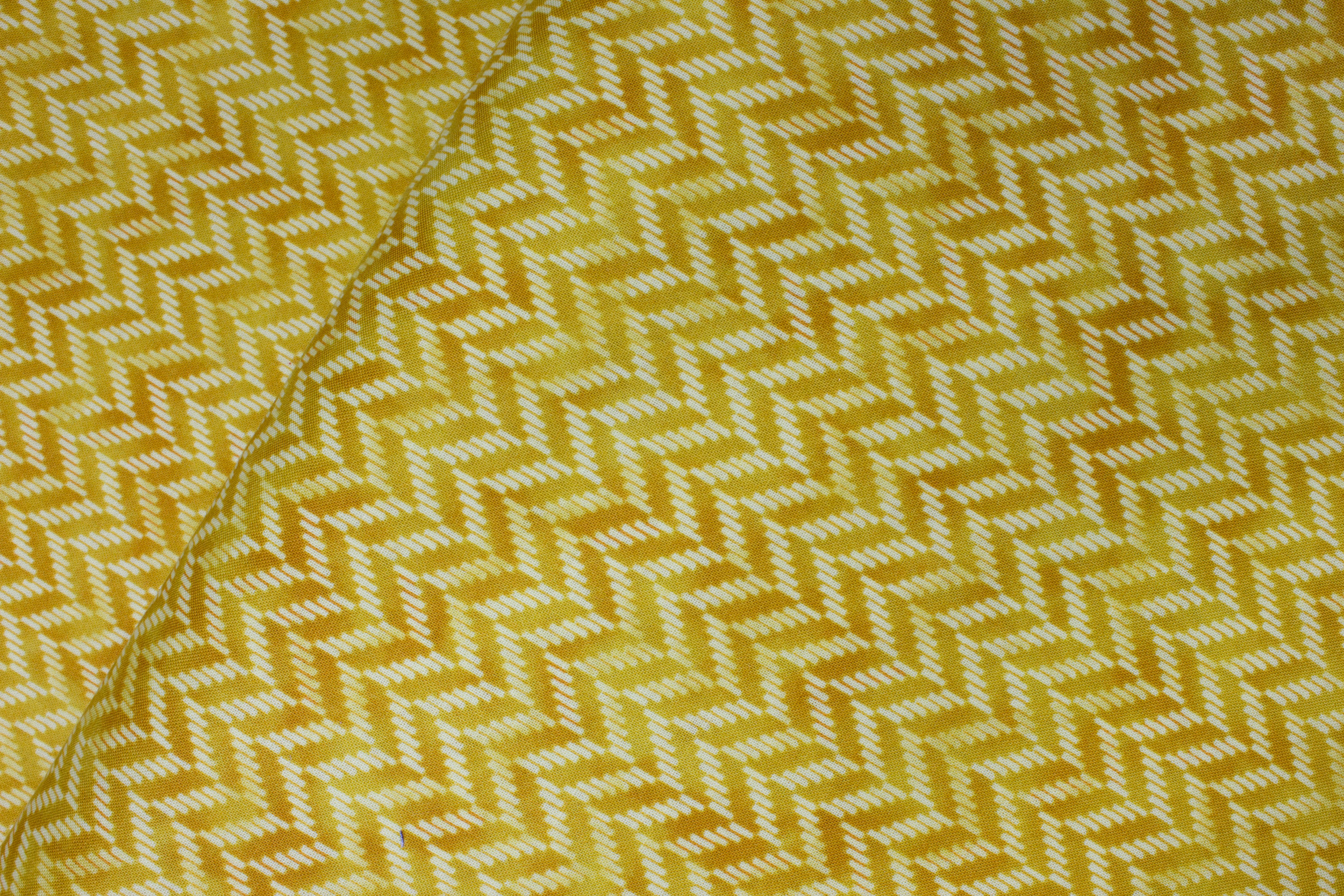 Gold Herringbone Design for Hoffman
