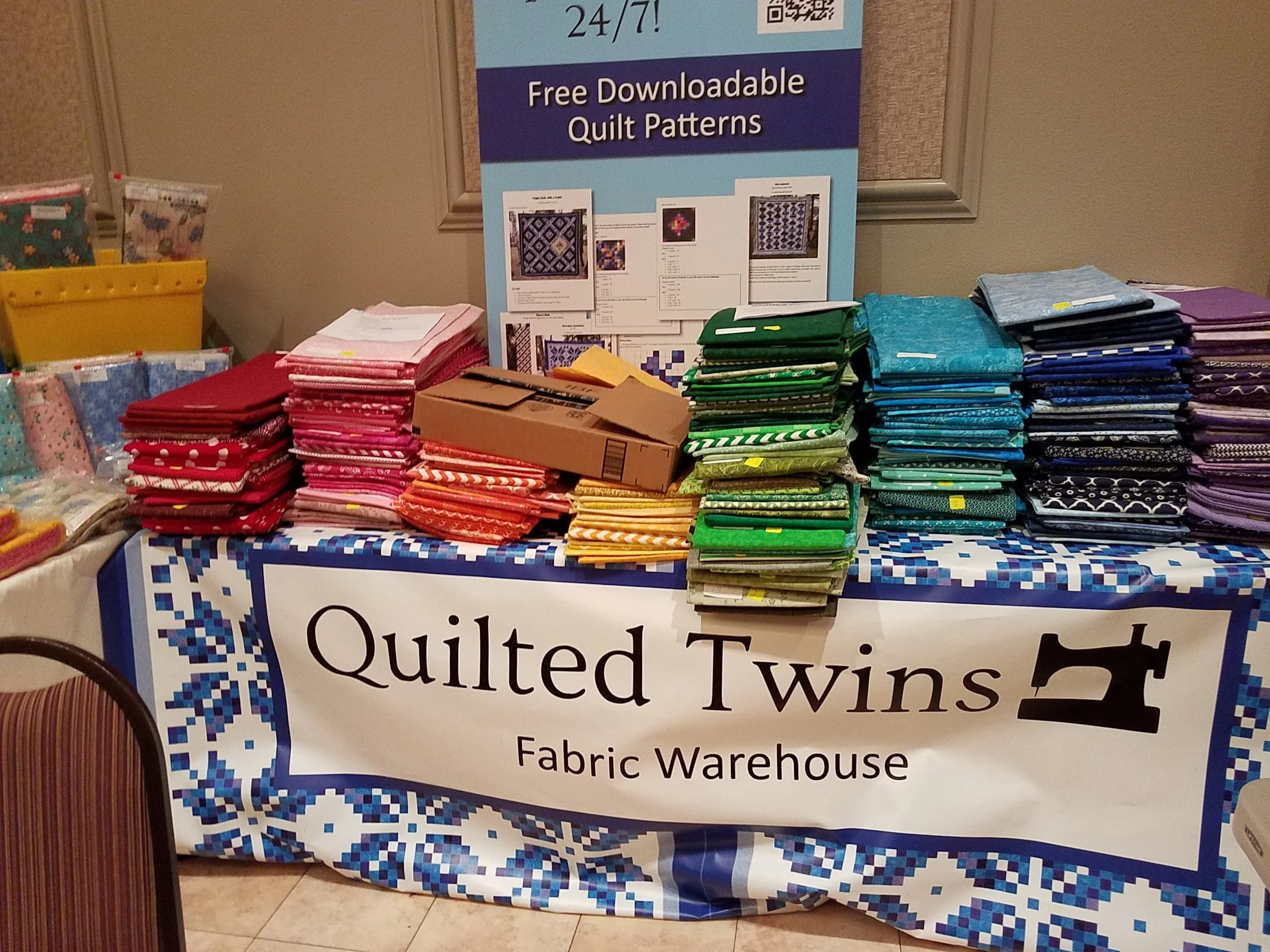 Our Maiden Voyage at Vending at a Quilt Show