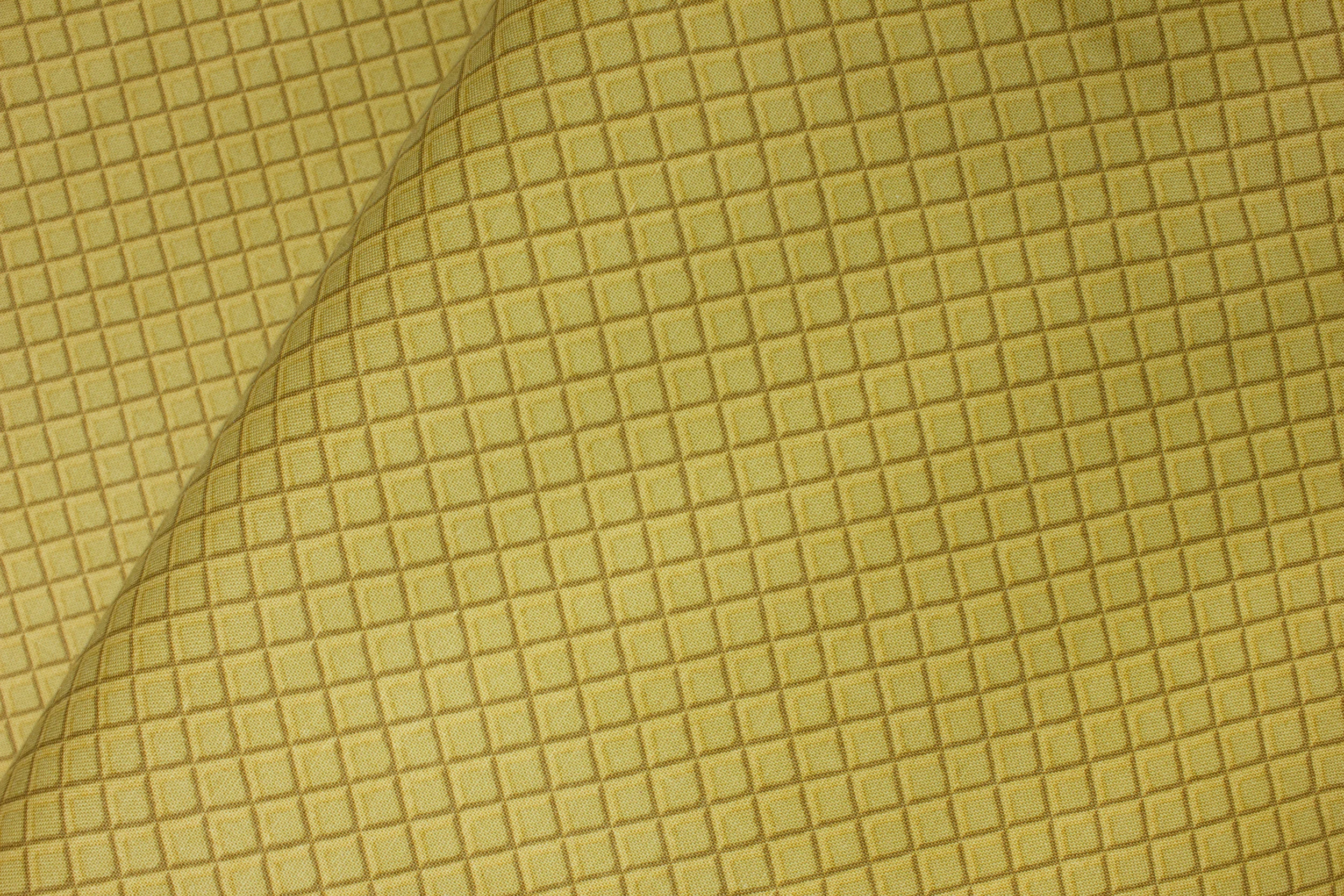 Mustard Gold with Grid Lines: Double Dutch for Hoffman