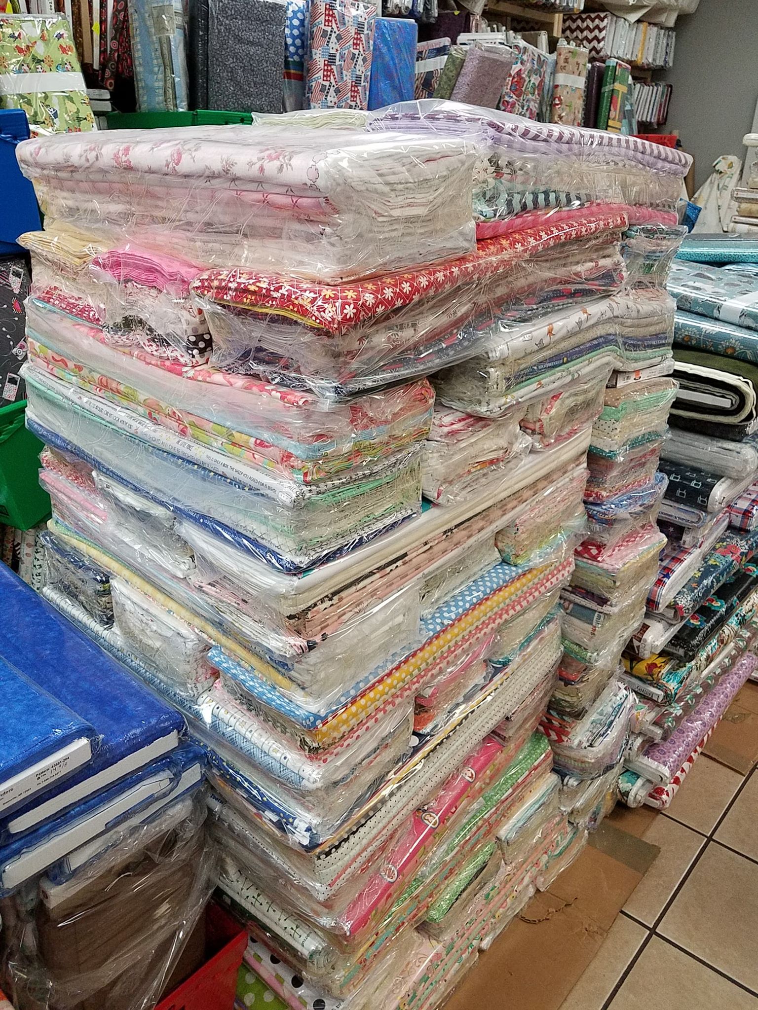 All that fabric!!!!