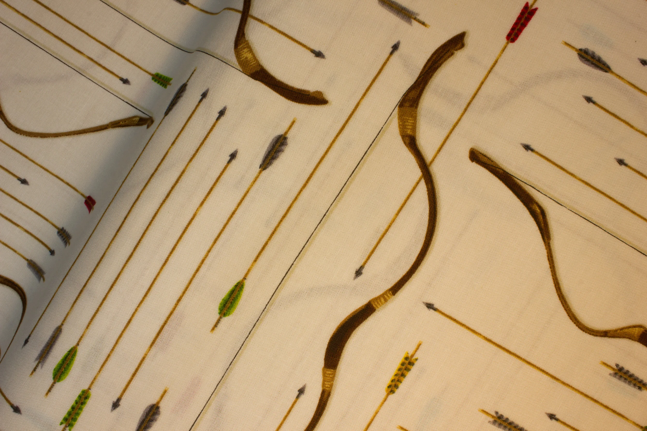 Bows and Arrows on Cream: Sports Life 3 for Robert Kaufman