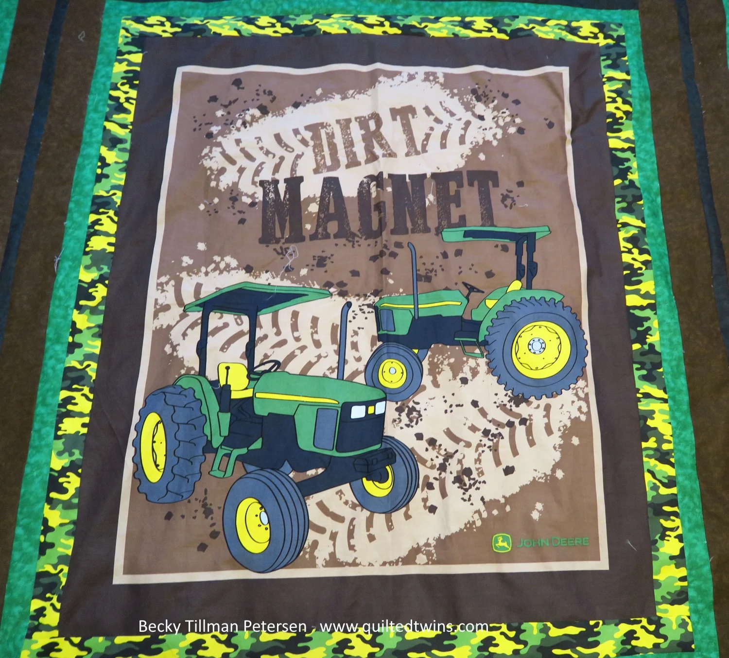 Farm Quilt #1 - John Deere panel