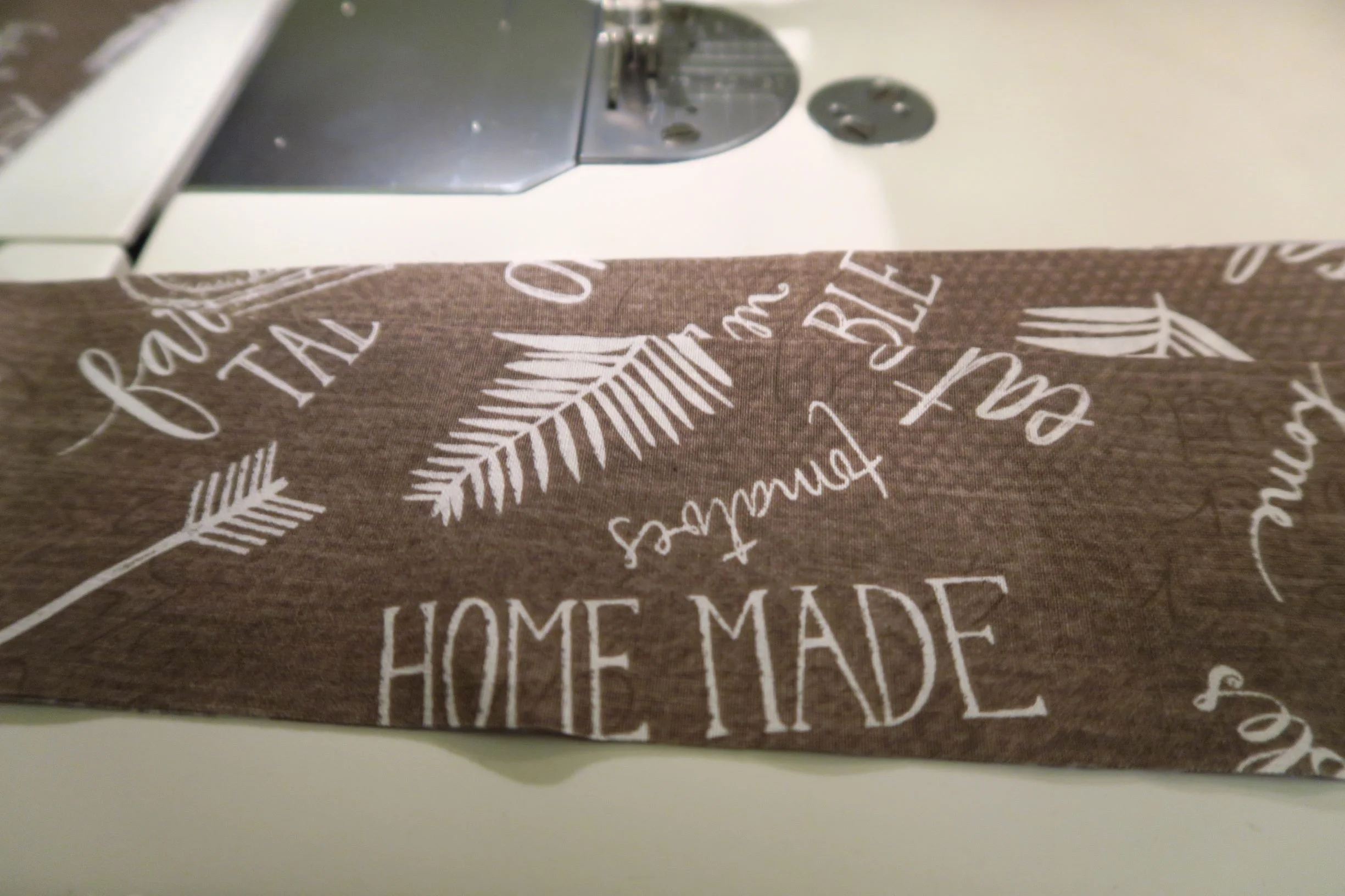 I really fell hard for this words fabric.