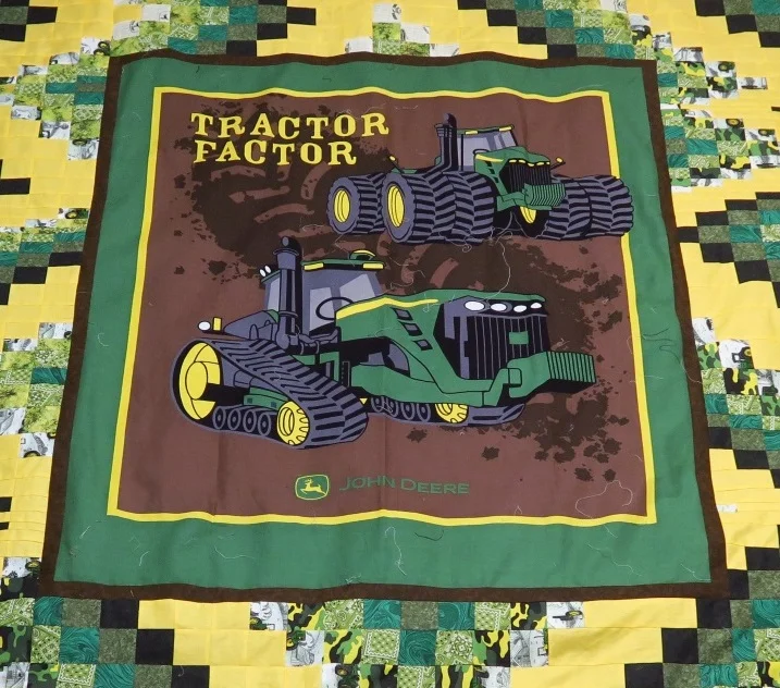 Farm Quilt #2 - John Deere panel