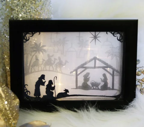 This is an embroidery scene taken from here - you can make it! I trust you have the peace that Christ can give during this Christmas season!